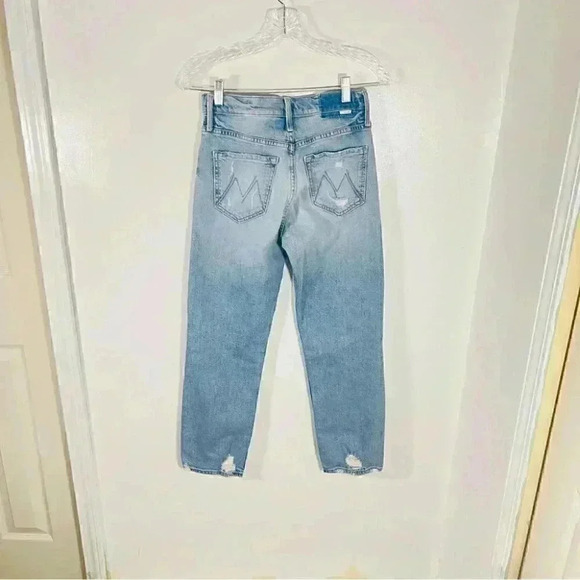 NEW MOTHER Denim The Tomcat Jeans The Confession Wash Distressed Retro Y2K 90s - Picture 8 of 9